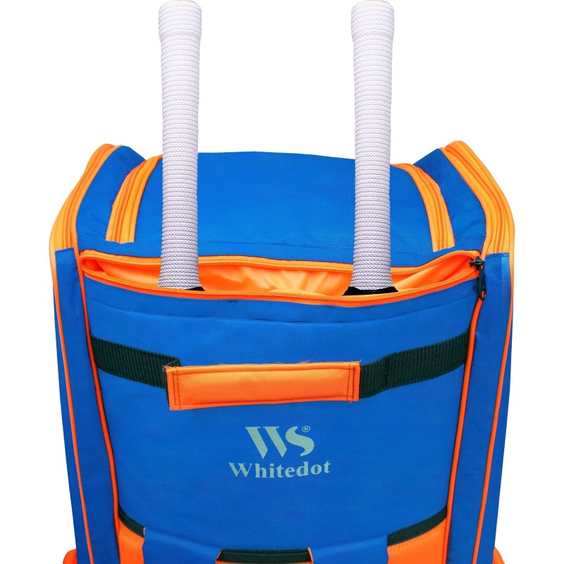 Whitedot Spliit Blue Duffle Cricket Kitbag - Whitedot Spliit Blue Duffle Cricket Kitbag -