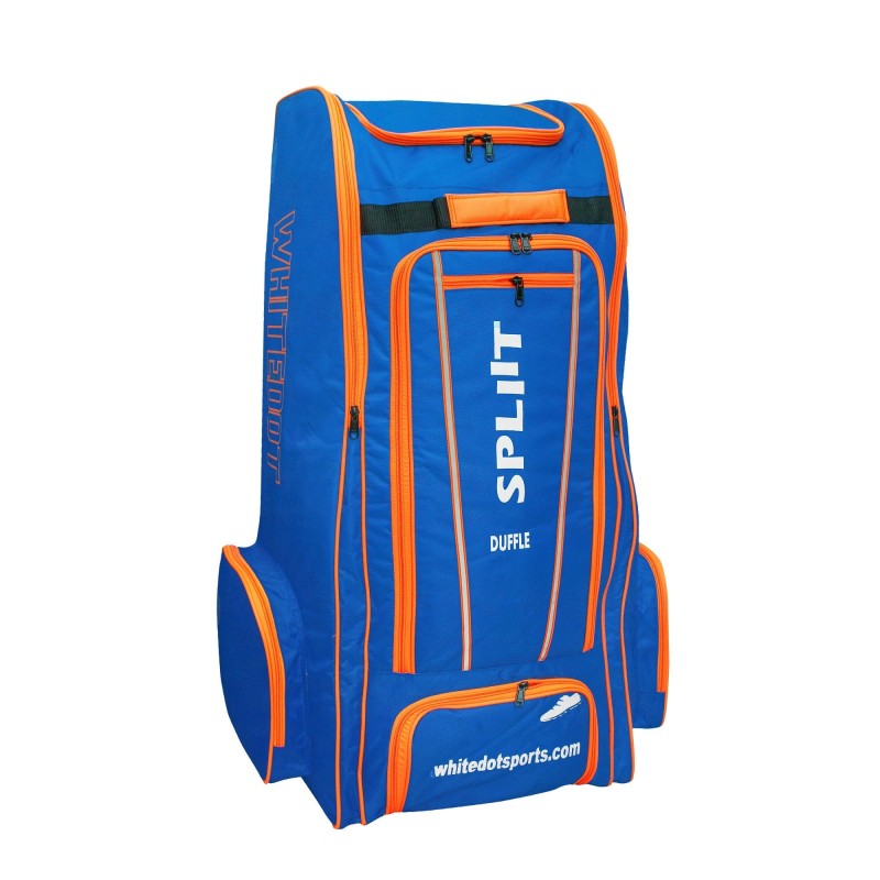Whitedot Spliit Blue Duffle Cricket Kitbag - Whitedot Spliit Blue Duffle Cricket Kitbag -