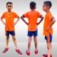 Whitedot Starz Junior Orange T-shirt and Blue Shorts Set Whitedot Starz Junior Orange T-shirt and Blue Shorts Set