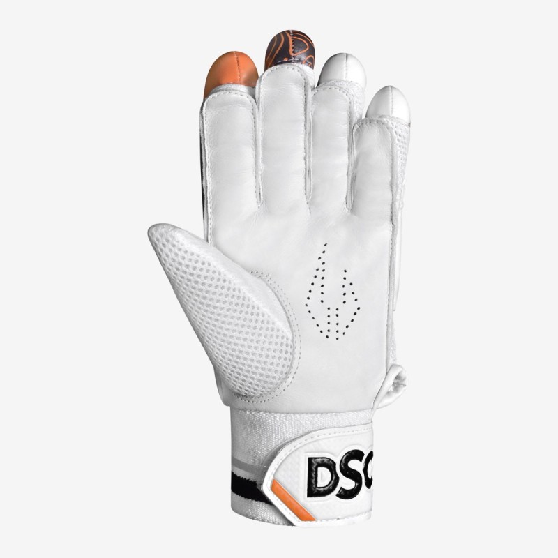 DSC Atmos Batting Gloves (Grey/Orange), Mens Right DSC Atmos Batting Gloves (Grey/Orange), Mens Right