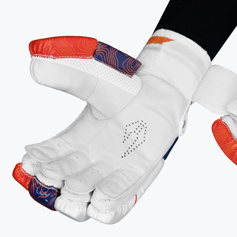 DSC Attitude Batting Gloves (Red/Blue), Youth Left DSC Attitude Batting Gloves (Red/Blue), Youth Left
