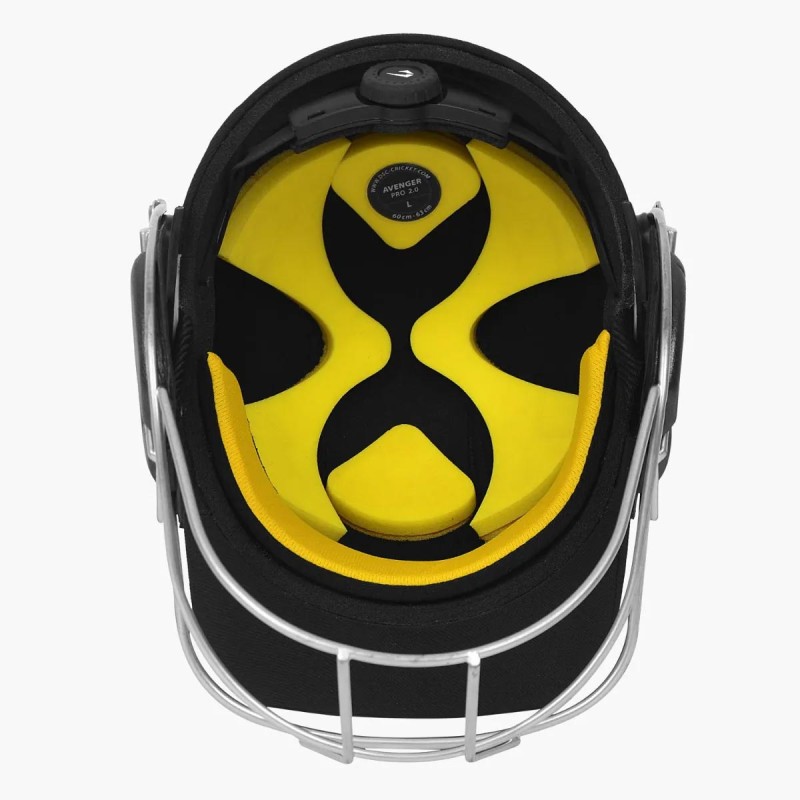 DSC Avenger Pro 2.0 Cricket Helmet, Black, Large DSC Avenger Pro 2.0 Cricket Helmet, Black, Large