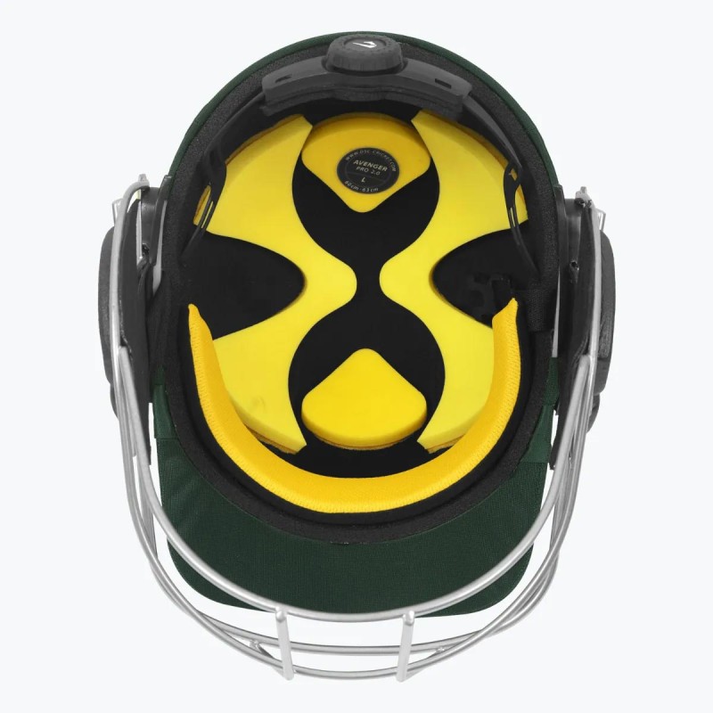 DSC Avenger Pro 2.0 Cricket Helmet, Green, Large DSC Avenger Pro 2.0 Cricket Helmet, Green, Large