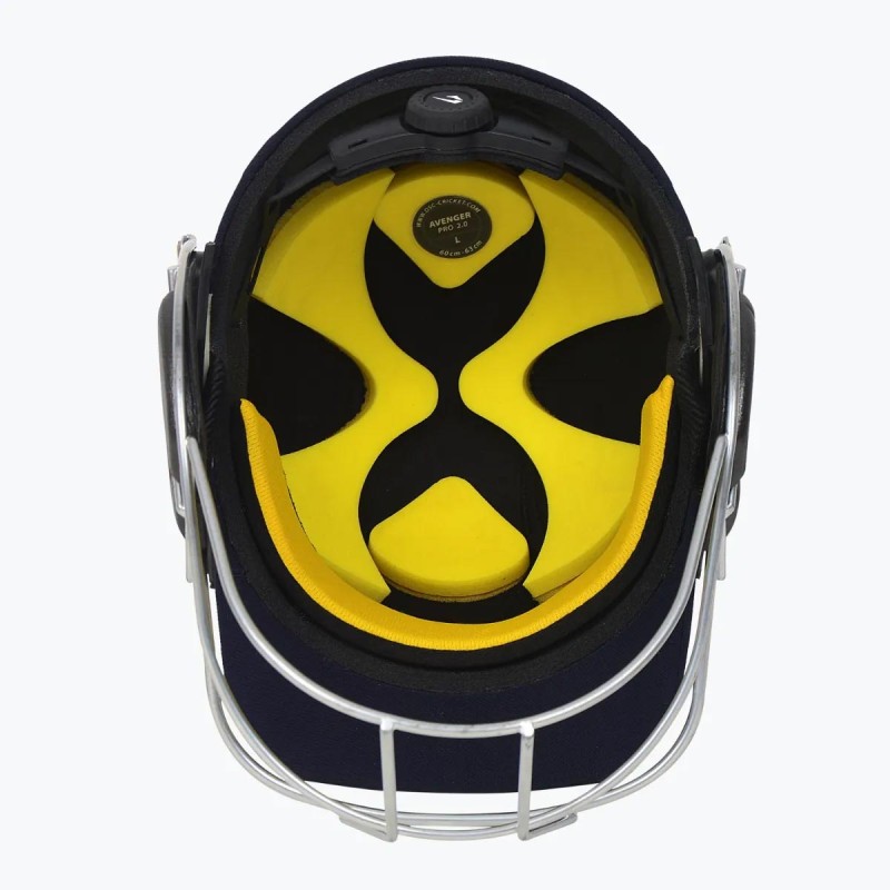DSC Avenger Pro 2.0 Cricket Helmet, Navy, Large DSC Avenger Pro 2.0 Cricket Helmet, Navy, Large