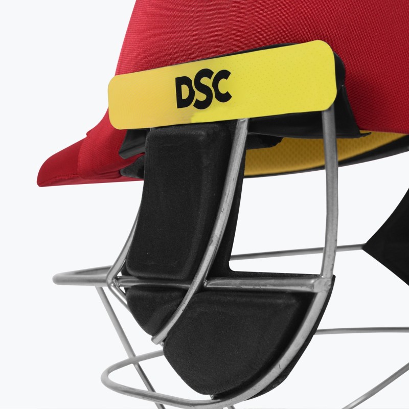 DSC Avenger Pro 2.0 Cricket Helmet, Red, Large DSC Avenger Pro 2.0 Cricket Helmet, Red, Large
