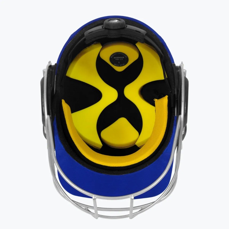 DSC Avenger Pro 2.0 Cricket Helmet, Royal Blue, Large DSC Avenger Pro 2.0 Cricket Helmet, Royal Blue, Large