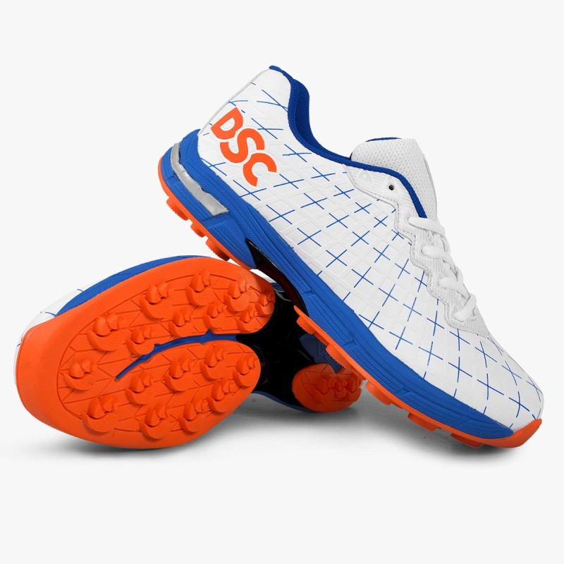 DSC Biffer 22 Cricket Shoes (Blue / Orange) DSC Biffer 22 Cricket Shoes (Blue / Orange)