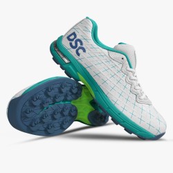DSC Biffer 22 Cricket Shoes (Sea Green / Grey)