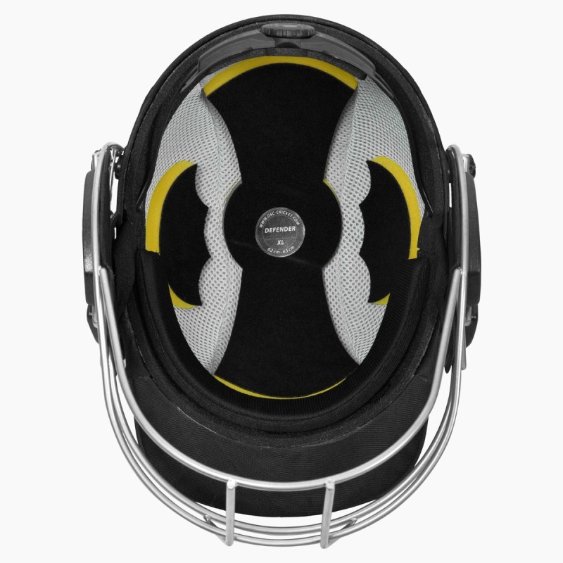 DSC Defender 2.0 Cricket Helmet, Black, Large DSC Defender 2.0 Cricket Helmet, Black, Large
