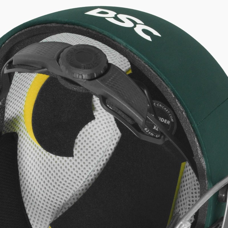 DSC Defender 2.0 Cricket Helmet, Green, Large DSC Defender 2.0 Cricket Helmet, Green, Large