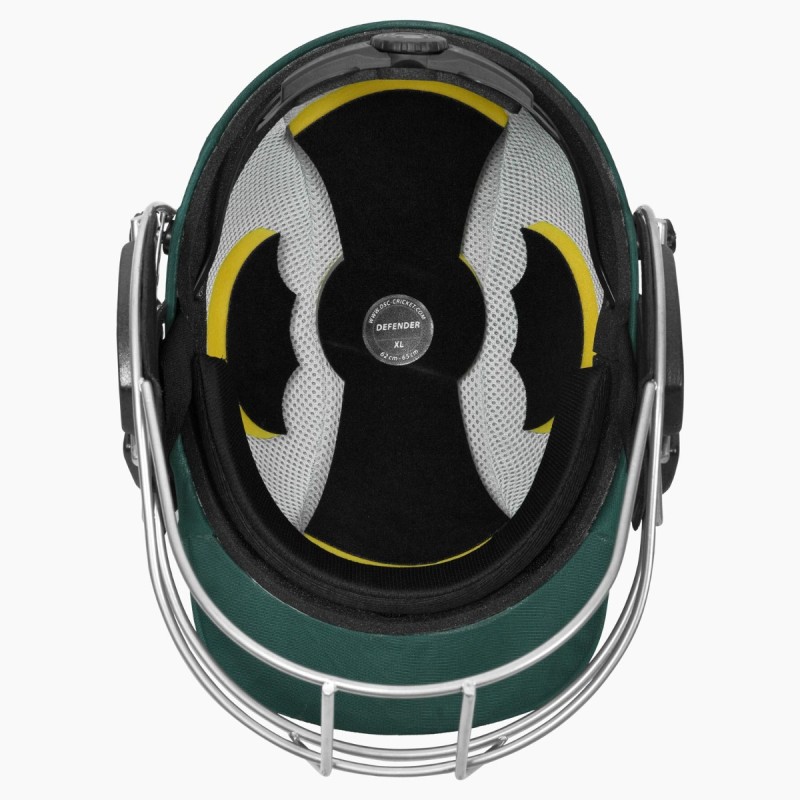 DSC Defender 2.0 Cricket Helmet, Green, Large DSC Defender 2.0 Cricket Helmet, Green, Large