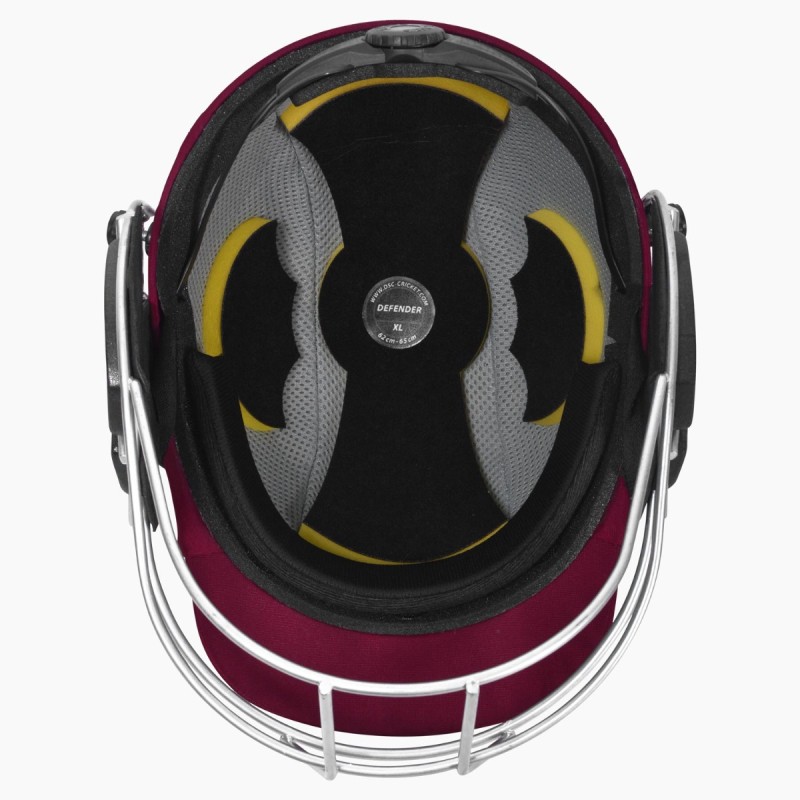 DSC Defender 2.0 Cricket Helmet, Maroon, Large DSC Defender 2.0 Cricket Helmet, Maroon, Large