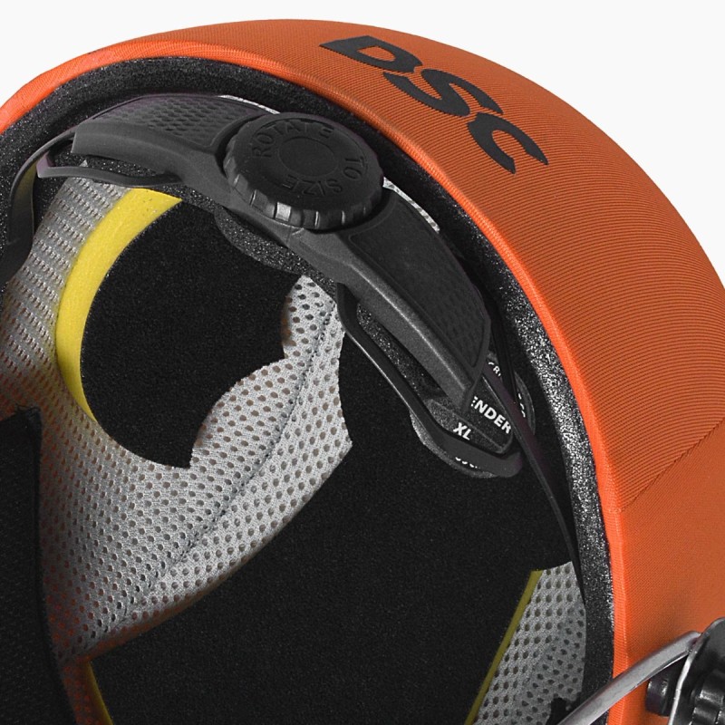 DSC Defender 2.0 Cricket Helmet, Orange, XS DSC Defender 2.0 Cricket Helmet, Orange, XS