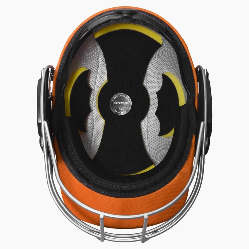 DSC Defender 2.0 Cricket Helmet, Orange, XS DSC Defender 2.0 Cricket Helmet, Orange, XS