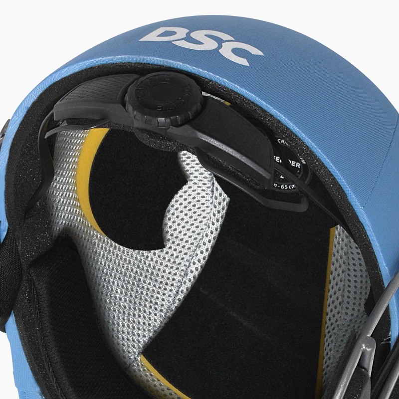 DSC Defender 2.0 Cricket Helmet, Sky Blue, Large DSC Defender 2.0 Cricket Helmet, Sky Blue, Large