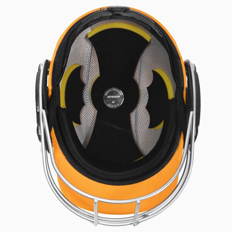 DSC Defender 2.0 Cricket Helmet, Yellow, Large DSC Defender 2.0 Cricket Helmet, Yellow, Large