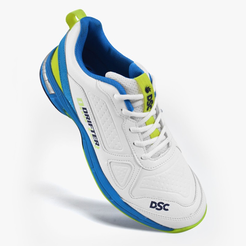 DSC Drifter Cricket Shoes (Royal Blue / Yellow)
