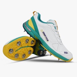 DSC Drifter Cricket Shoes (Sea Green / Yellow)