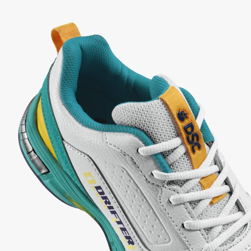 DSC Drifter Cricket Shoes (Sea Green / Yellow)