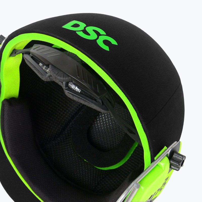 DSC Edge Pro Cricket Helmet, Black DSC Edge Pro Cricket Helmet, Black