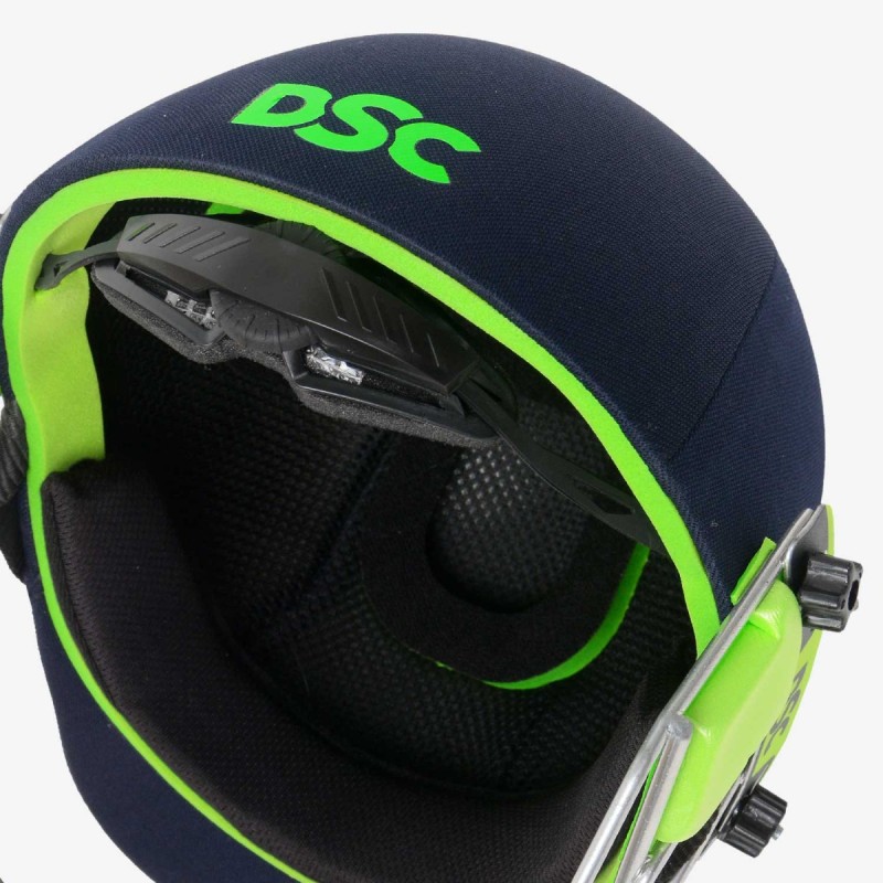 DSC Edge Pro Cricket Helmet, Navy, XS DSC Edge Pro Cricket Helmet, Navy, XS