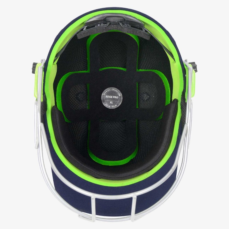 DSC Edge Pro Cricket Helmet, Navy, XS DSC Edge Pro Cricket Helmet, Navy, XS