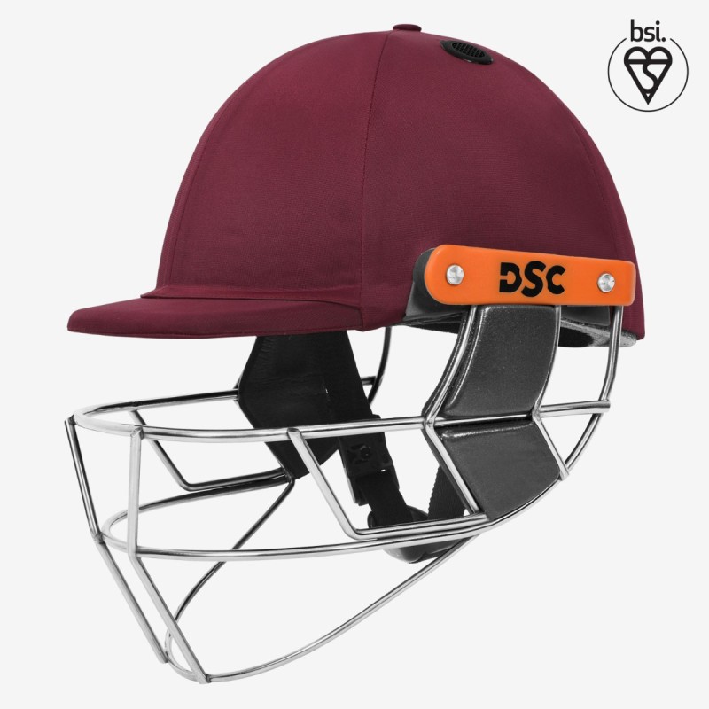 DSC Empra SS Cricket Helmet, Maroon, Large DSC Empra SS Cricket Helmet, Maroon, Large