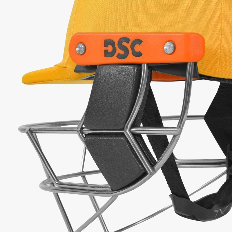 DSC Empra SS Cricket Helmet, Yellow, Large