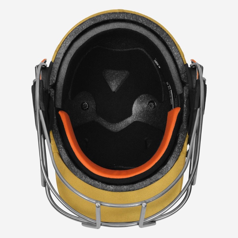 DSC Empra Titanium Cricket Helmet, Gold, Large DSC Empra Titanium Cricket Helmet, Gold, Large