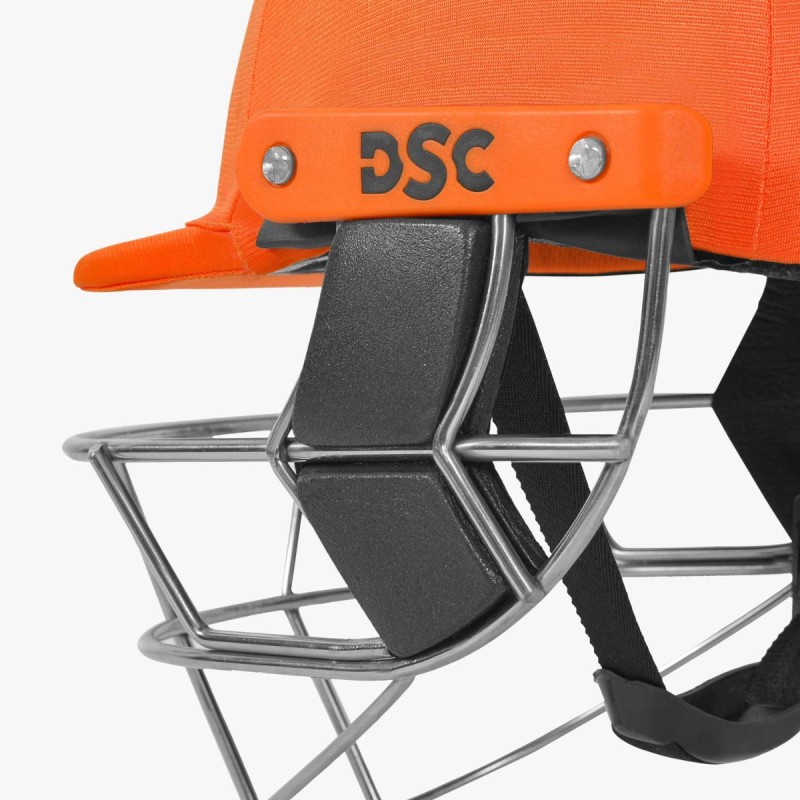 DSC Empra Titanium Cricket Helmet, Orange, Large DSC Empra Titanium Cricket Helmet, Orange, Large