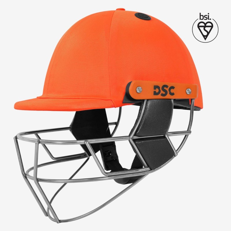 DSC Empra Titanium Cricket Helmet, Orange, Large DSC Empra Titanium Cricket Helmet, Orange, Large
