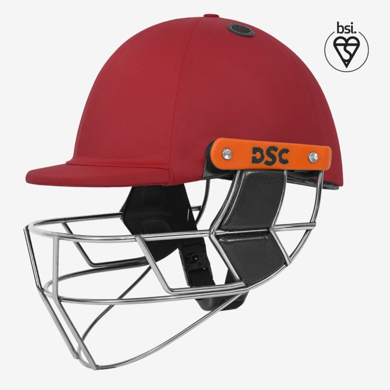 DSC Empra Titanium Cricket Helmet, Red, Large DSC Empra Titanium Cricket Helmet, Red, Large