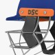DSC Empra Titanium Cricket Helmet, Royal Blue, Large DSC Empra Titanium Cricket Helmet, Royal Blue, Large
