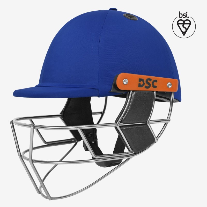 DSC Empra Titanium Cricket Helmet, Royal Blue, Large DSC Empra Titanium Cricket Helmet, Royal Blue, Large