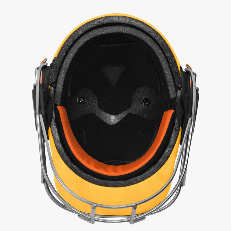 DSC Empra Titanium Cricket Helmet, Yellow, Large DSC Empra Titanium Cricket Helmet, Yellow, Large