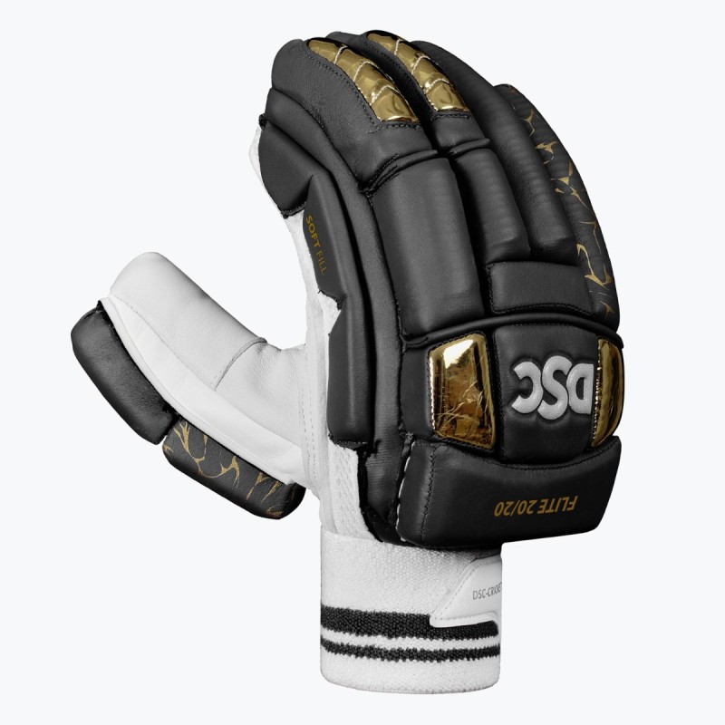 DSC Flite 20/20 Batting Gloves (Black) DSC Flite 20/20 Batting Gloves (Black)