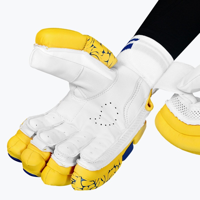 DSC Flite 20/20 Batting Gloves (Yellow)
