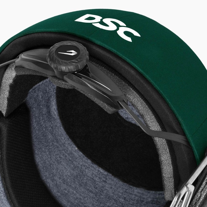 DSC Fort 44 Lite Titanium Cricket Helmet, Green, Large DSC Fort 44 Lite Titanium Cricket Helmet, Green, Large