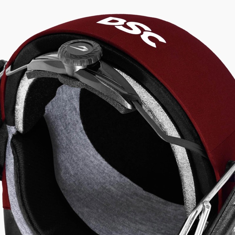 DSC Fort 44 Lite Titanium Cricket Helmet, Maroon, Large DSC Fort 44 Lite Titanium Cricket Helmet, Maroon, Large