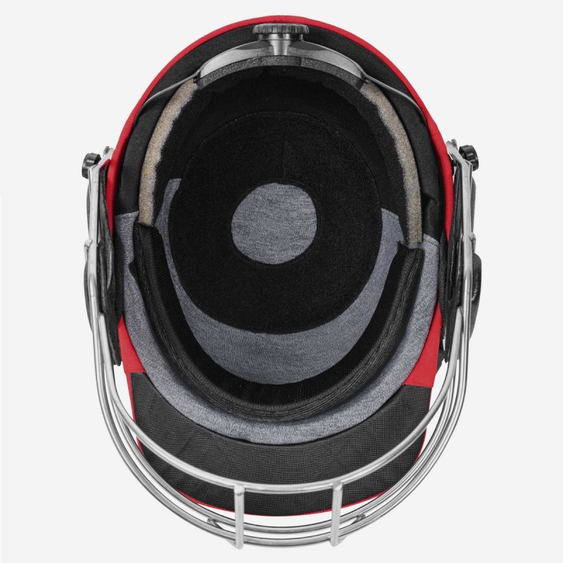 DSC Fort 44 Lite Titanium Cricket Helmet, Red, XS DSC Fort 44 Lite Titanium Cricket Helmet, Red, XS