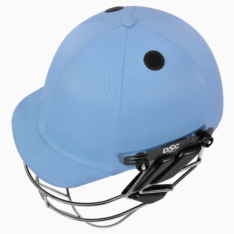 DSC Fort 44 Lite Titanium Cricket Helmet, Sky Blue, Large DSC Fort 44 Lite Titanium Cricket Helmet, Sky Blue, Large