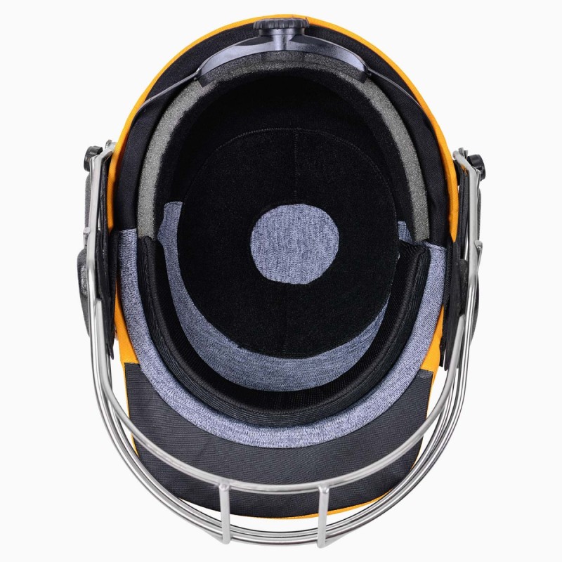 DSC Fort 44 Lite Titanium Cricket Helmet, Yellow, Large DSC Fort 44 Lite Titanium Cricket Helmet, Yellow, Large