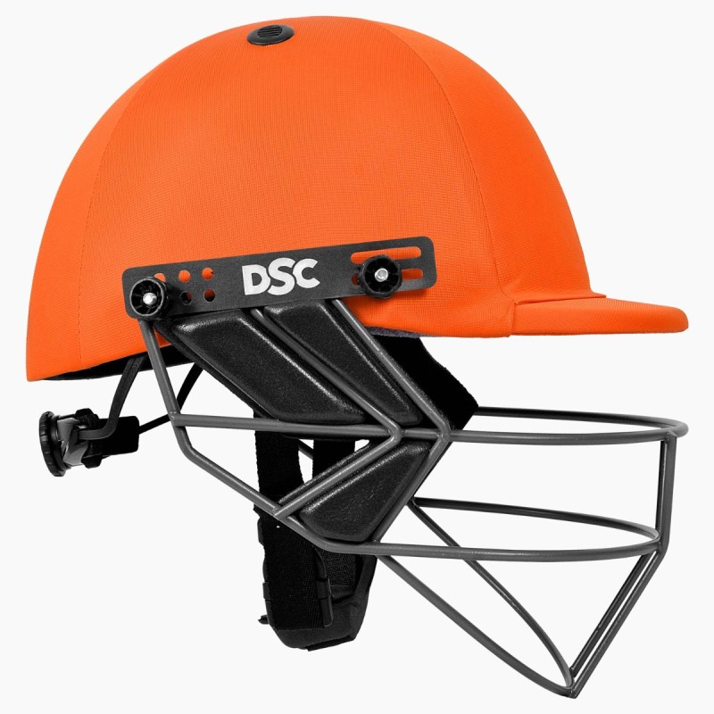 DSC Fort 44 Pro Cricket Helmet, Orange, Large DSC Fort 44 Pro Cricket Helmet, Orange, Large