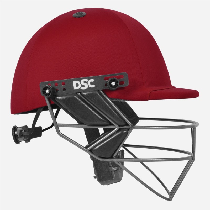 DSC Fort 44 Pro Cricket Helmet, Red, Large DSC Fort 44 Pro Cricket Helmet, Red, Large