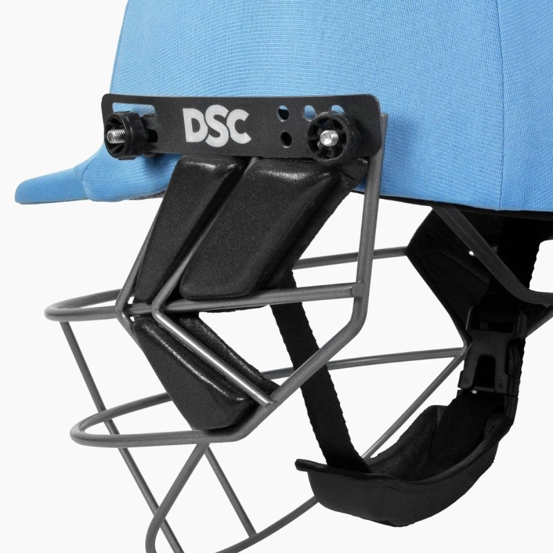 DSC Fort 44 Pro Cricket Helmet, Sky Blue, Large DSC Fort 44 Pro Cricket Helmet, Sky Blue, Large