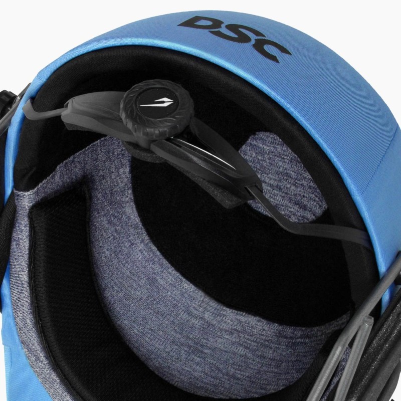 DSC Fort 44 Pro Cricket Helmet, Sky Blue, Large DSC Fort 44 Pro Cricket Helmet, Sky Blue, Large