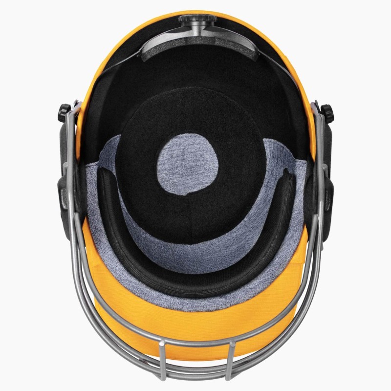 DSC Fort 44 Pro Cricket Helmet, Yellow, Large DSC Fort 44 Pro Cricket Helmet, Yellow, Large