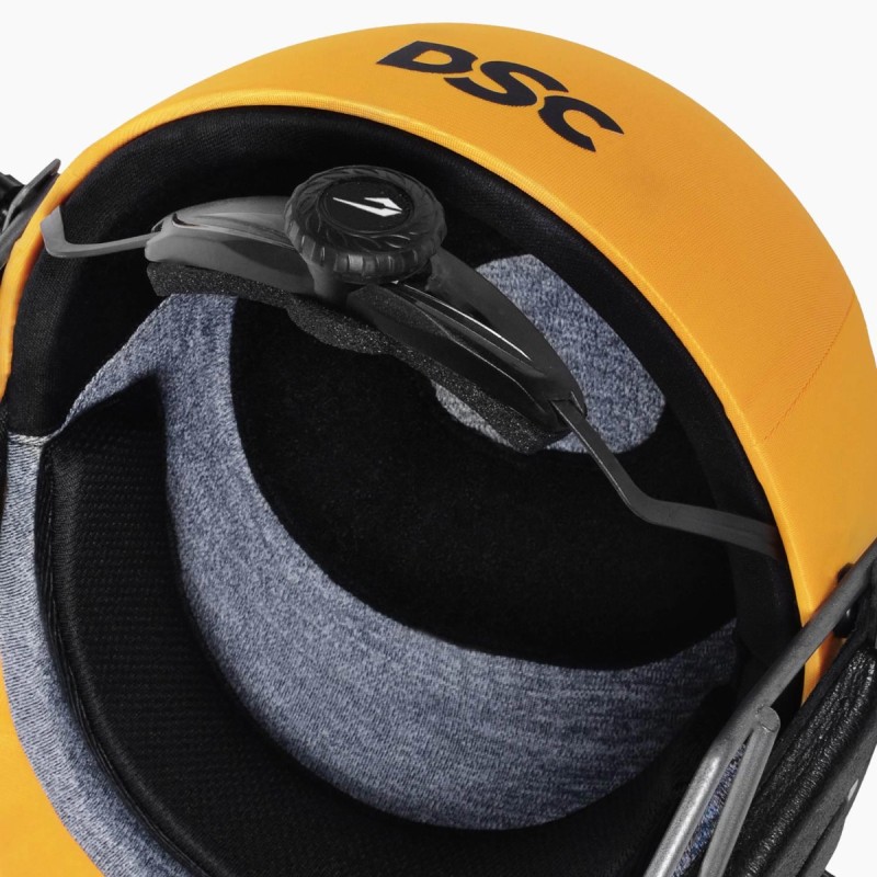 DSC Fort 44 Pro Cricket Helmet, Yellow, Large DSC Fort 44 Pro Cricket Helmet, Yellow, Large