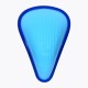 DSC Frost Abdominal Guard, Sky Blue DSC Frost Abdominal Guard, Sky Blue