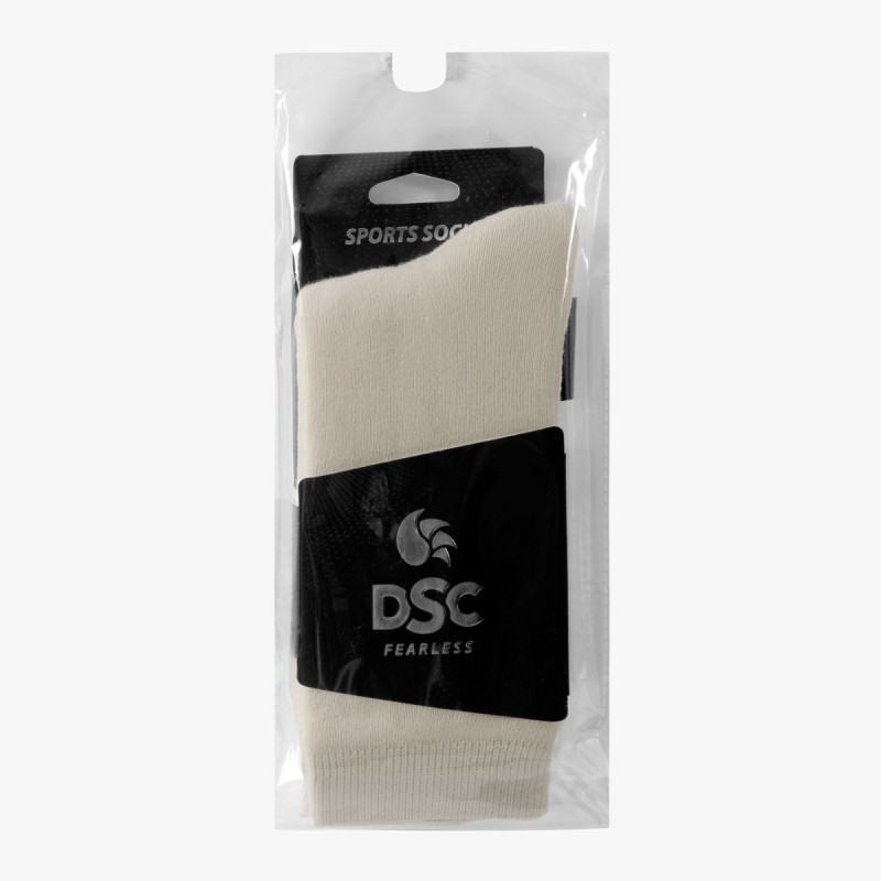 DSC Intense Passion Cricket Socks, White